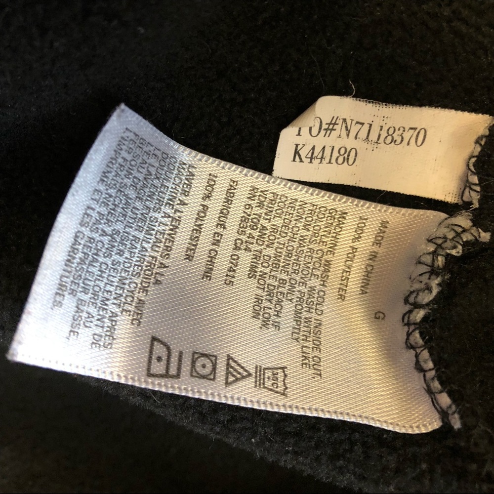 Nautica men’s fleece sweatshirt black size L - Picture 3 of 6